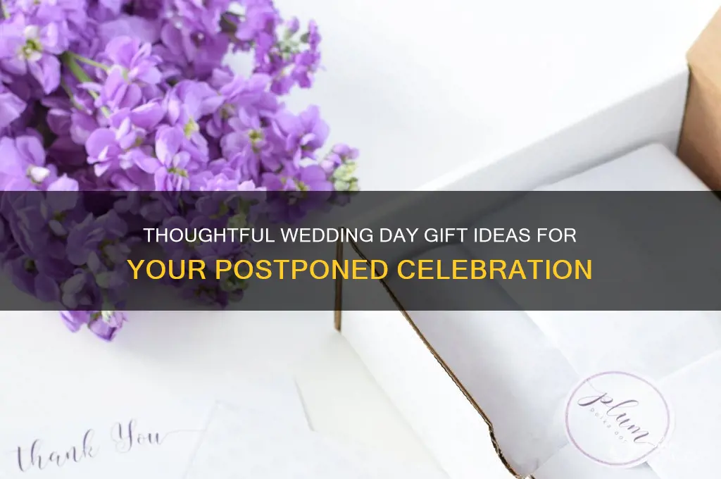 what should have been your wedding day gifts