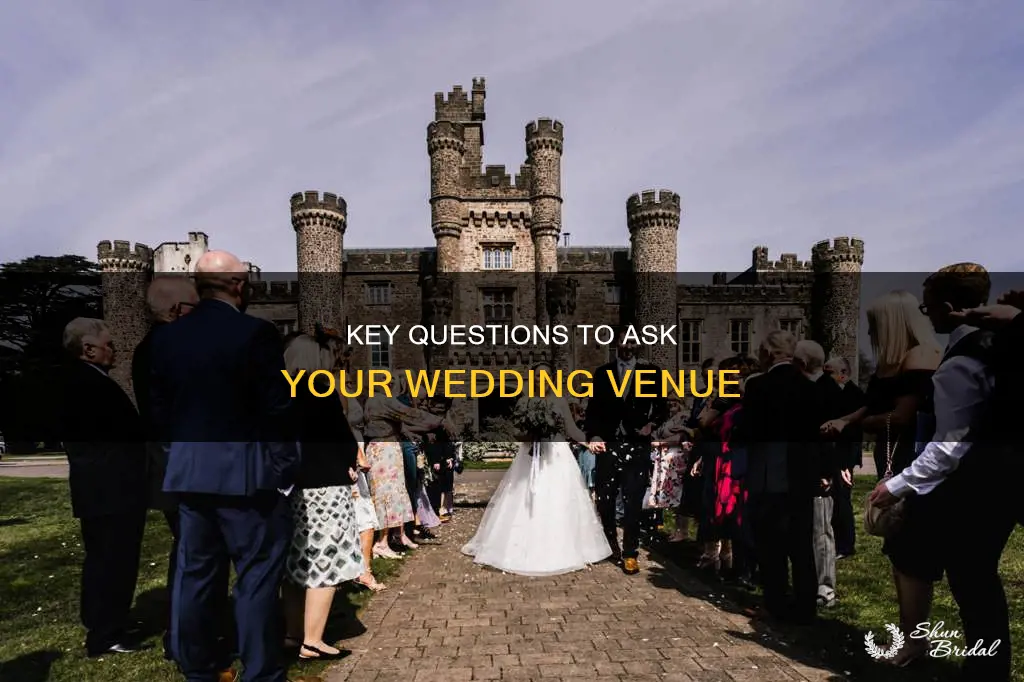 what should I ask when looking at a wedding venue