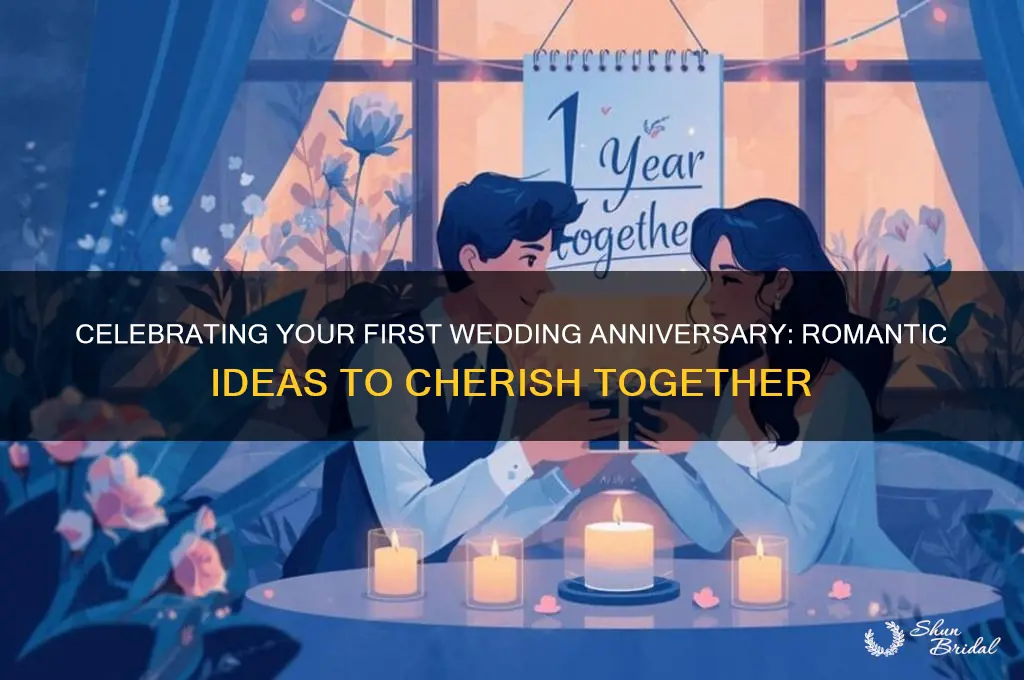 what should I do for my 1st wedding anniversary