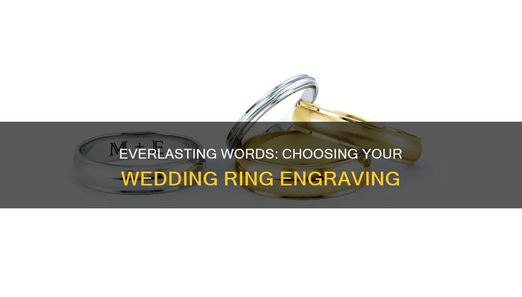 what should I engrave on a wedding ring