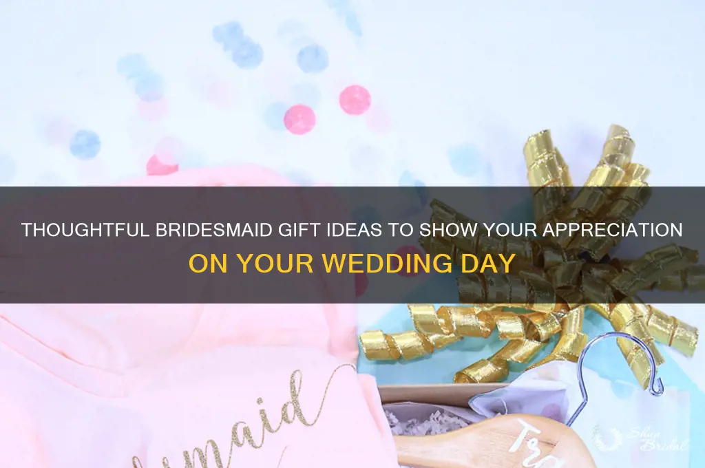 what should i get my bridesmaids for a wedding gift