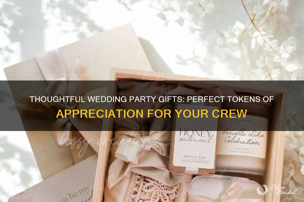 what should i get my wedding party for a gift