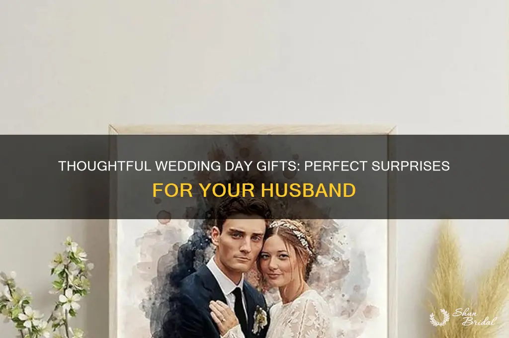 what should i gift my husband on our wedding day