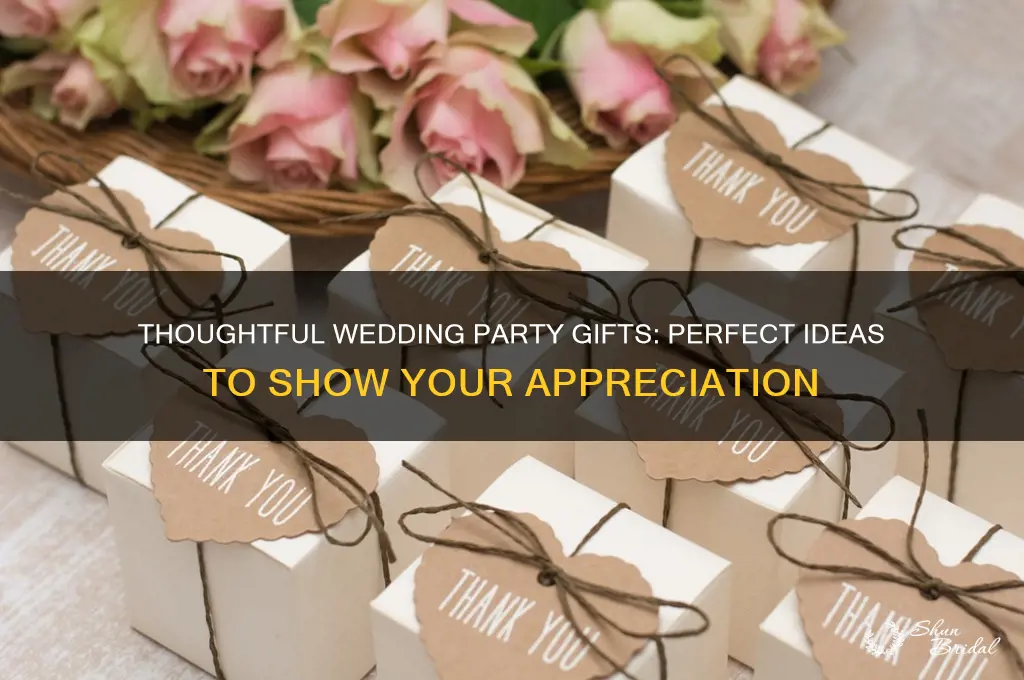 what should I give my wedding party