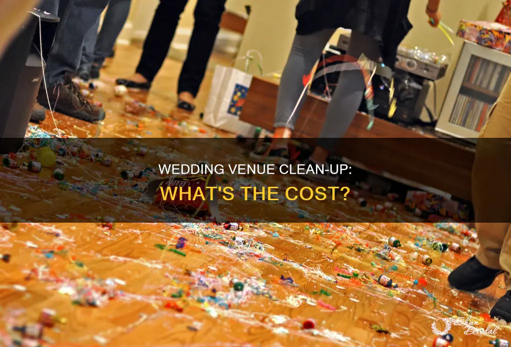 what should I pay to have my wedding venue cleaned