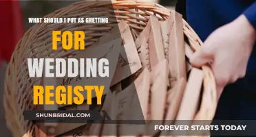 The Perfect Wedding Greeting: Warm Words for Your Registry