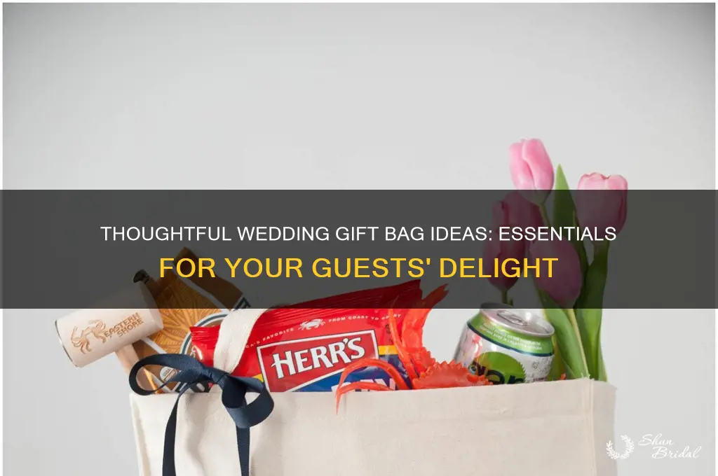 what should i put in wedding gift bags