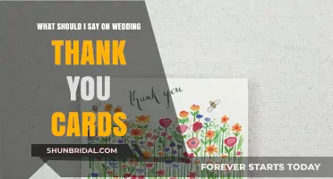 Heartfelt Wedding Thank You Card Messages: Expressing Gratitude with Grace and Style