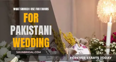 Cultural Wedding Favor Ideas for Pakistani Couples