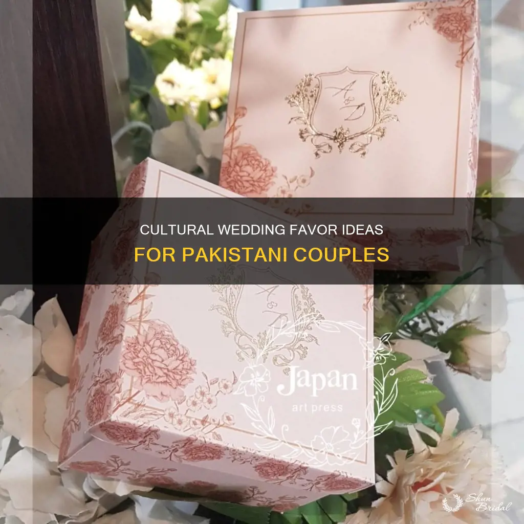 what should I use for favors for pakistani wedding