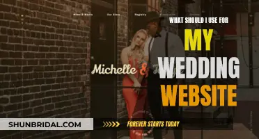 Choosing the Perfect Platform for Your Wedding Website