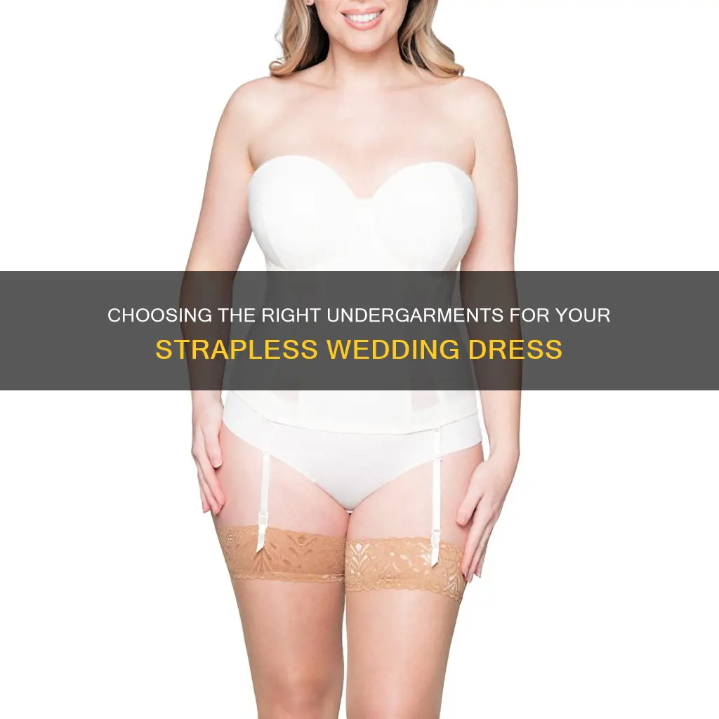 what should I wear under my strapless wedding dress