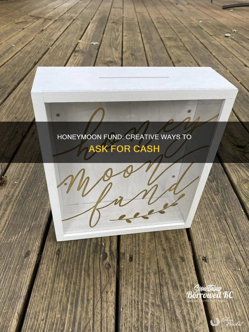 what should I write in my honeymoon fund