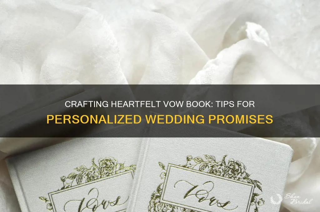 what should i write in my vow book