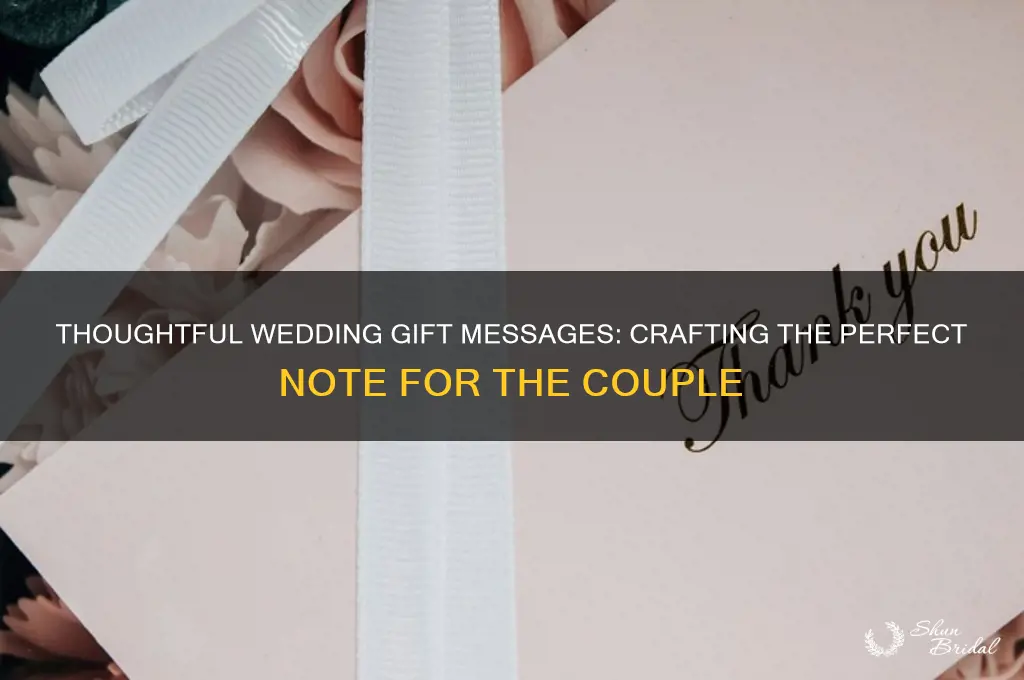 what should i write on wedding gift