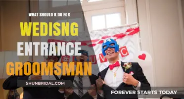 Groomsman Wedding Entrance Ideas: Creative Tips for K's Big Day