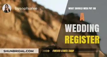 Groom's Guide to Wedding Registry Essentials