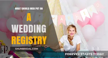 Grooms: What to Add to Your Wedding Registry