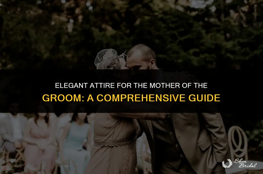 what should mother of groom wear