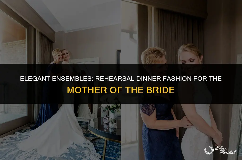 what should mother of the bride wear to rehearsal dinner