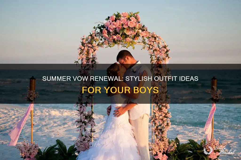what should my boys wear to my summer vow renewal