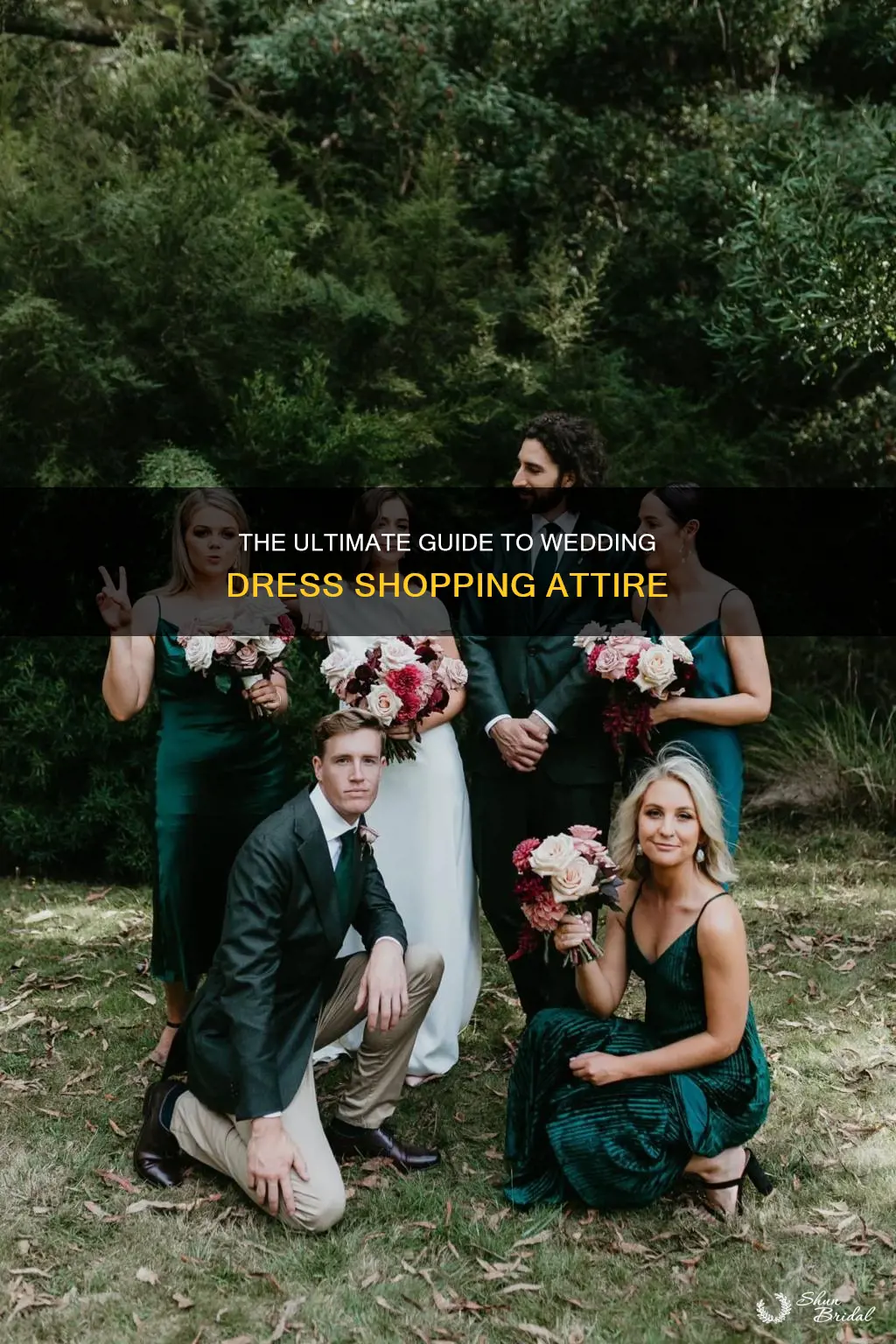 what should my group wear wedding dress shopping