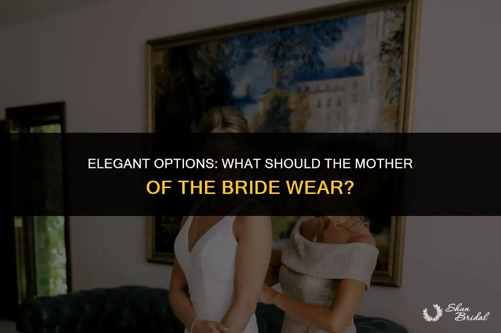 what should the mother of the bride wear