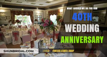 Celebrating 40 Years of Love: Unique Anniversary Ideas to Cherish