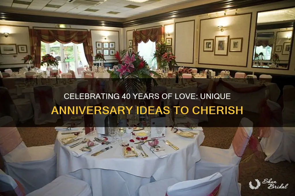 what should we do for our 40th wedding anniversary