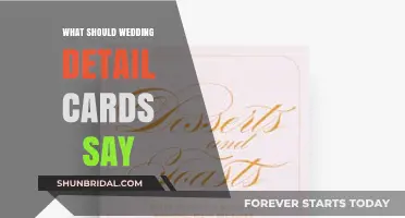 Crafting Perfect Wedding Detail Cards: Essential Info and Elegant Wording Tips