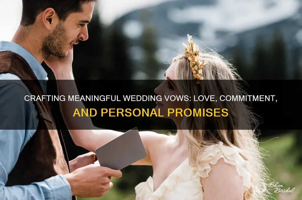 what should wedding vows be about