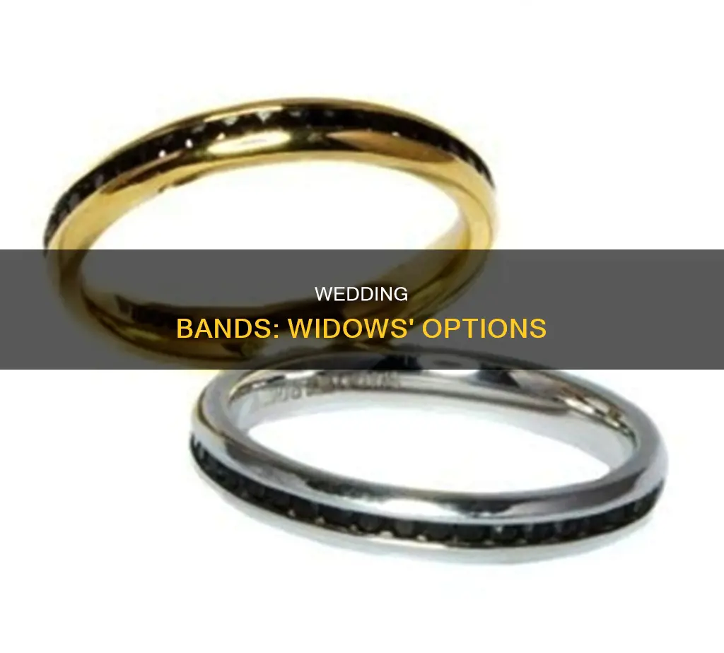 what should widows do with wedding band