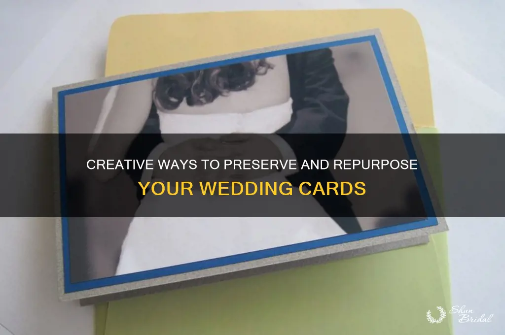 what should you do with your wedding cards