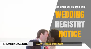 Wedding Registry Etiquette: What to Include