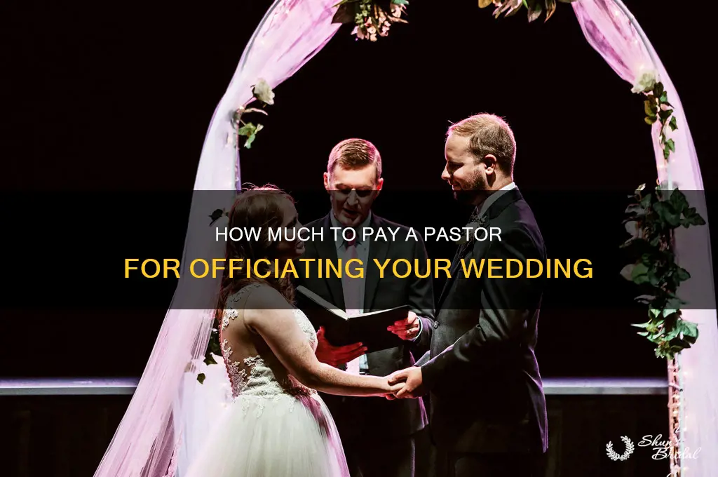what should you pay a pastor for a wedding