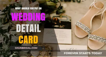 Essential Wedding Detail Card Elements: What to Include for Guests