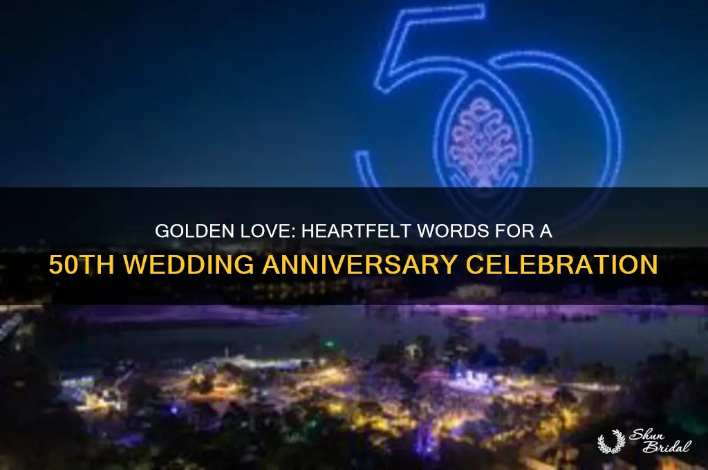 what should you say to someone celebrating 50th wedding anniversary