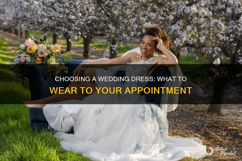 what should you wear to a wedding dress appointment
