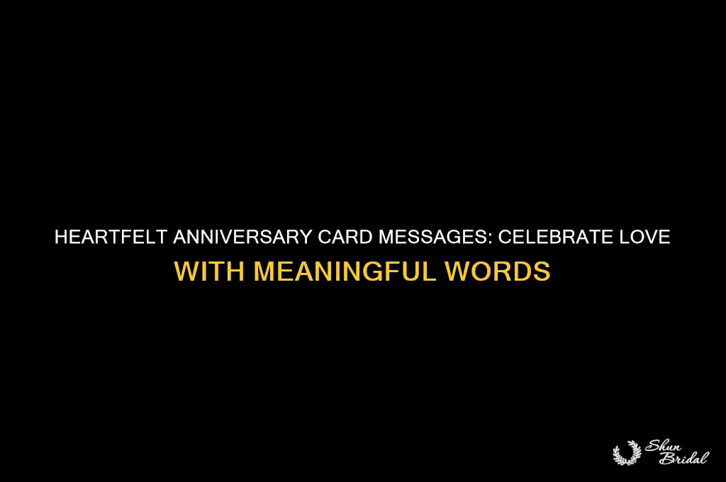 what should you write in a wedding anniversary card