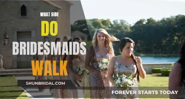 Bridesmaids' Walk: Which Side Is the Right Side?