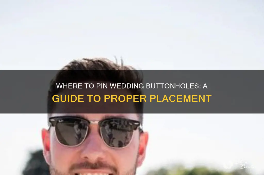 what side do wedding buttonholes go on