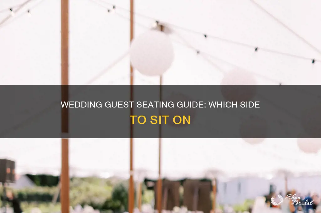 what side do wedding guests sit on