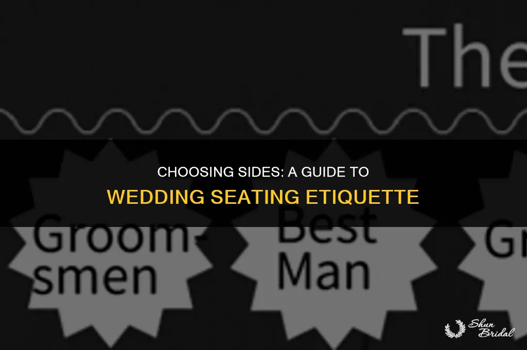 what side do you sit on for the bride
