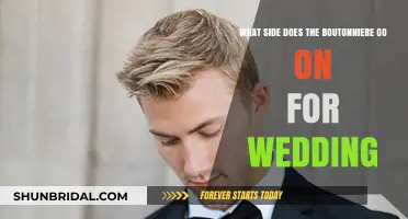 Where to Place the Boutonniere: A Wedding Style Guide