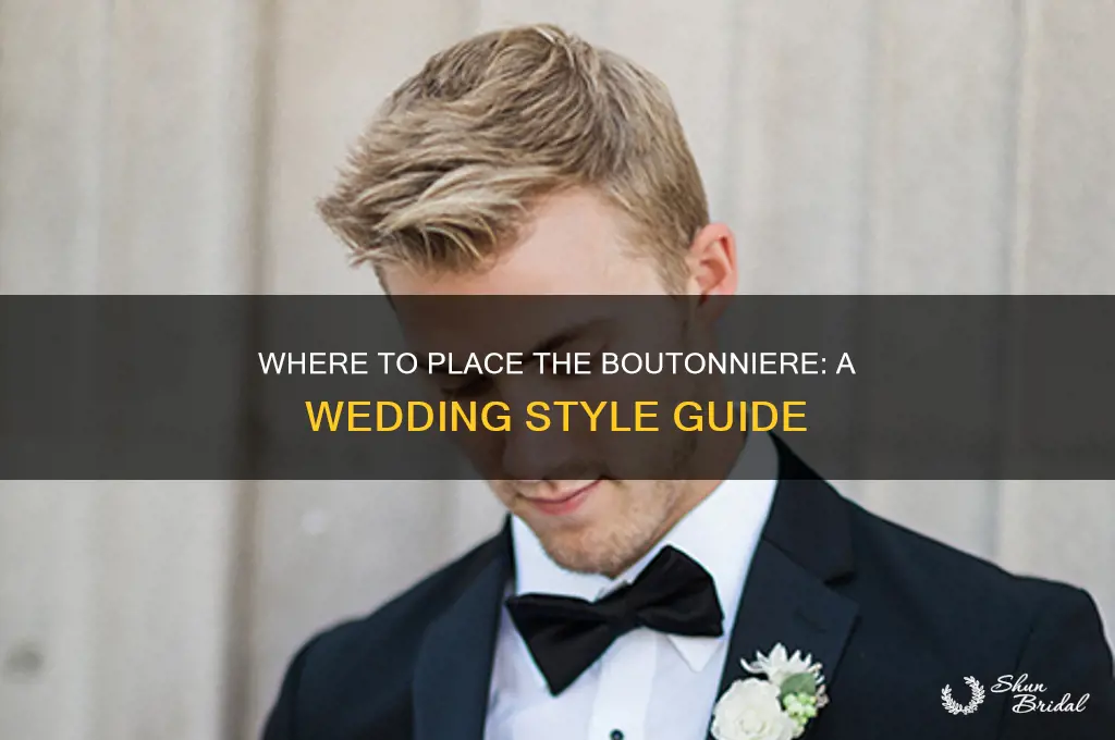 what side does the boutonniere go on for wedding