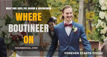 Groom & Groomsmen Boutonnière Etiquette: Which Side to Wear It On