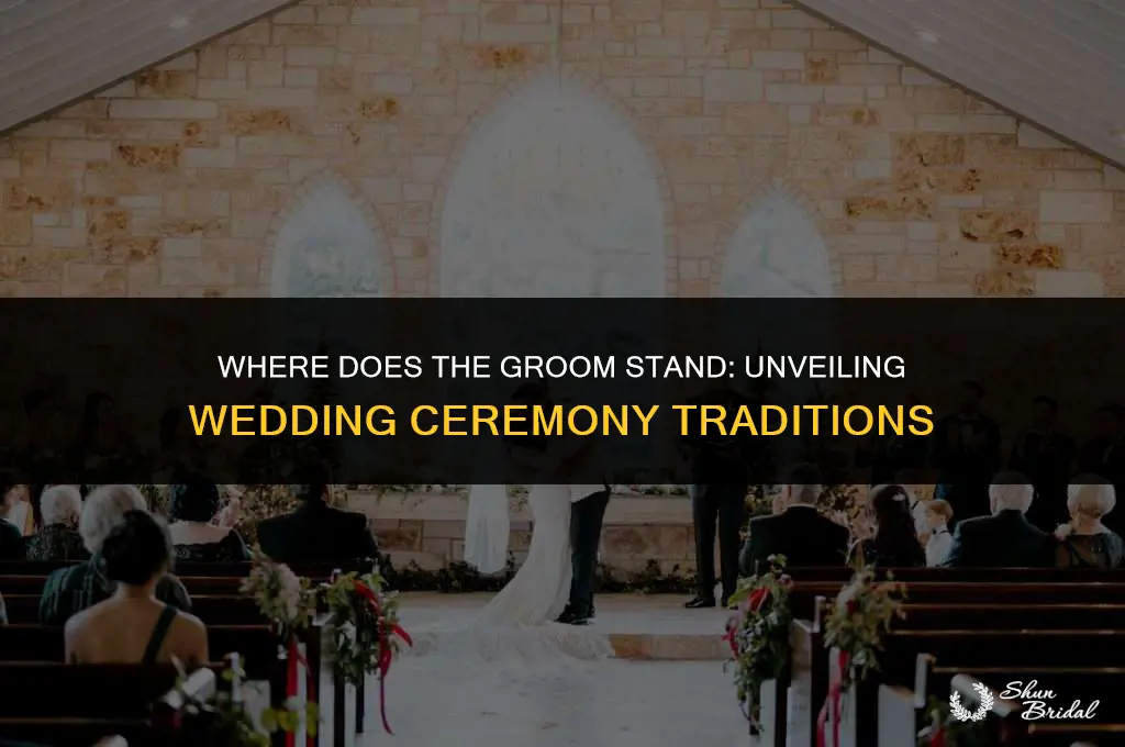 what side does the groom stand on