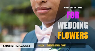 Lapel Flower Placement for Grooms: The Right Side Matters