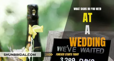 Essential Wedding Signs for a Smooth Celebration