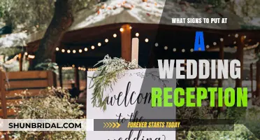 Wedding Reception Signs: Creative Ways to Guide Your Guests